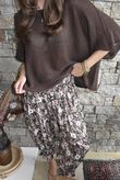 Daughter Of Ibiza Lovechild Bloomer Pant Chocolate & Rose