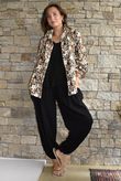 Daughter Of Ibiza Lovechild Boyfriend Shirt Black & Hazelnut