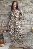 Daughter Of Ibiza Lovechild Boyfriend Shirt Black & Hazelnut