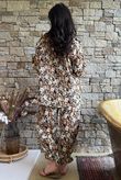 Daughter Of Ibiza Lovechild Boyfriend Shirt Black & Hazelnut