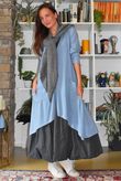 Downton Tailcoat Coatigan Bridgeton Blue