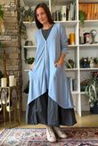 Downton Tailcoat Coatigan Bridgeton Blue