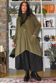 Downton Tailcoat Coatigan Khaki