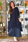 Downton Tailcoat Coatigan Navy
