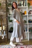 Downton Tailcoat Coatigan Taupe