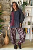 Duran Cable Knit Vintage Jumper Black Denim