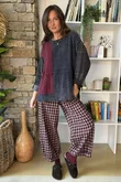 Duran Cable Knit Vintage Jumper Black Denim