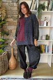 Duran Cable Knit Vintage Jumper Black Denim