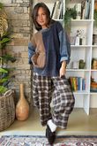 Duran Cable Knit Vintage Jumper Blue Denim