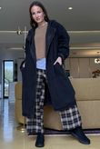 Duran Denim Trench Black