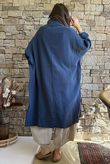 Dusk Bubble Cotton Duster Jacket Airforce