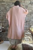 Dusk Bubble Cotton Duster Jacket Peachy Nude