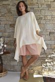 Dusk Bubble Cotton Parachute Top Buttercream