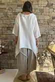 Dusk Bubble Cotton Parachute Top Warm White