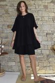 Dusk Bubble Cotton Shorts Black