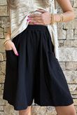 Dusk Bubble Cotton Shorts Black