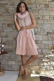Dusk Bubble Cotton Shorts Peachy Nude