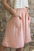 Dusk Bubble Cotton Shorts Peachy Nude