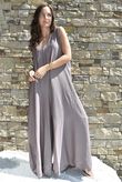 Eliza Palazzo Jumpsuit Mocha