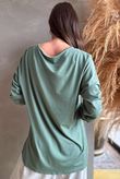 Essential Jersey Layering Long Sleeve Top Khaki