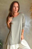 Essential Jersey Layering Long Sleeve Top Mocha