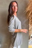Essential Jersey Layering Long Sleeve Top Mocha