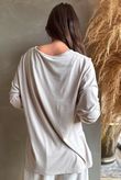 Essential Jersey Layering Long Sleeve Top Stone