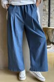 Essential Stretch Flat Front Wide Leg Jean Mid 