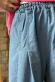 Essential Stretch Flat Front Wide Leg Jean Mid