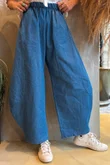 Essential Stretch Horseshoe Jean Mid Denim
