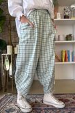 Felix Plaid Shelby Barrel Pant Mint
