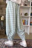 Felix Plaid Shelby Barrel Pant Mint