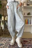 Felix Plaid Shelby Barrel Pant Powder **