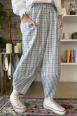 Felix Plaid Shelby Barrel Pant Powder **