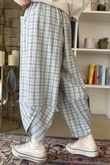 Felix Plaid Shelby Barrel Pant Powder **