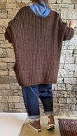 Fisherman Grunge Knit Chocolate