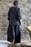 Frame Cotton Classic Pin Tuck Smock Black