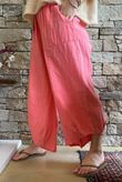 Frame Cotton Slant Pant Coral