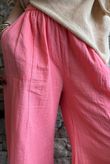Frame Cotton Slant Pant Coral
