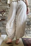 Frame Cotton Slant Pant Stone
