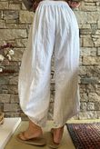 Frame Cotton Slant Pant White