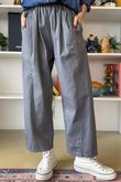 Gaberdine Barrel Pant Charcoal 