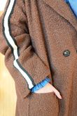 Garrison Boucle Coat Chocolate /15=