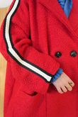 Garrison Boucle Coat Red /15=