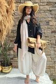 Golden Threads Dobby High Low Shirt Black /10 =