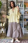 Greta Country Smock Custard
