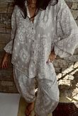Hush Pillow Cotton Bandana B Boyfriend Shirt Calico