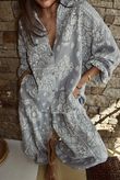 Hush Pillow Cotton Bandana B Boyfriend Shirt Cloud Grey