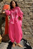 Hush Pillow Cotton Bandana B Boyfriend Shirt Miami Pink