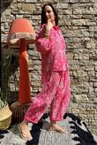 Hush Pillow Cotton Bandana B Boyfriend Shirt Miami Pink